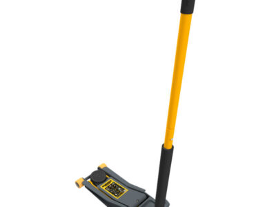Garagekrik ultra laag, 3 ton, PU wielen, voetpedaal