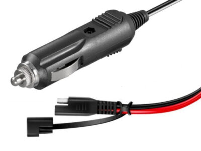 Laadkabel sigarettenaansteker plug tbv SPI1, SPI2, SPI3, SPI6, SPI10, met quick connector, 12V