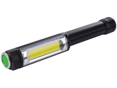 Penlamp COB LED, 5W, 400 Lumen, incl 3xAA batterijen