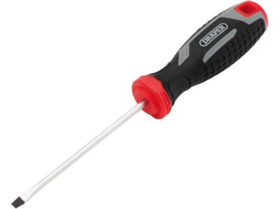 Schroevendraaier plat, 4x100mm, soft grip