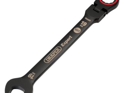Steekringratelsleutel 19mm, flex, zwart