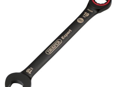 Steekringratelsleutel 19mm, zwart