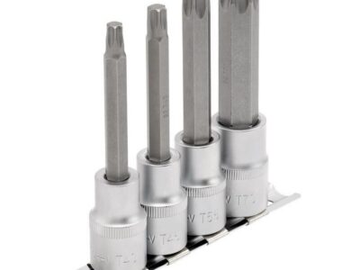 1/2" Doppenrail torx lang, 4dlg