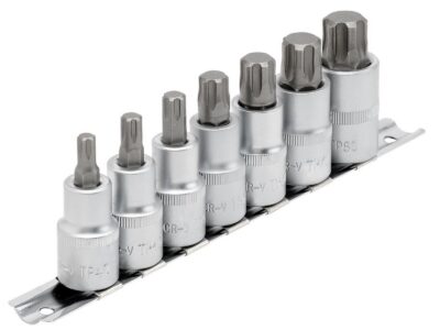 1/2" Doppenrail torx plus, 7dlg