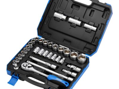 1/2" Doppenset INCH + metrisch, 33dlg