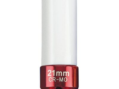 1/2" Krachtdop 21mm, lang dunwandig (rood)