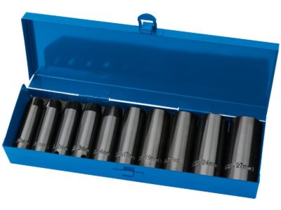 1/2" Krachtdoppenset lang, 10dlg