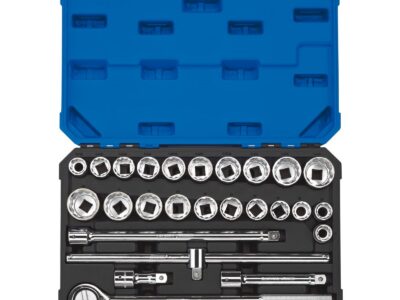 3/4” Doppenset INCH + metrisch, 26dlg