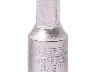 3/8" Carterplug dop, 3/8" vierkant uitwending