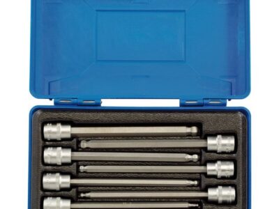 3/8" Doppenset inbus bolkop, 7dlg