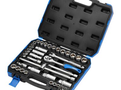3/8" Doppenset INCH + metrisch, 39dlg