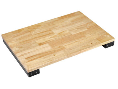 BUNKER Hardhouten werkblad tbv werkplaatstrolley, 65cm