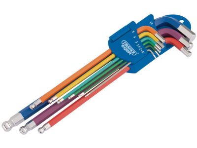 Inbussleutelset bolkop XL, 9dlg