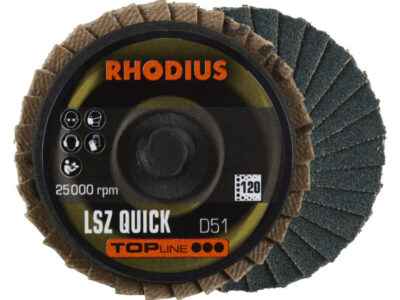 Lamellen schijf Roloc, Ø50mm, K120, 3st