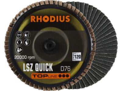 Lamellen schijf Roloc, Ø75mm, K120, 3st