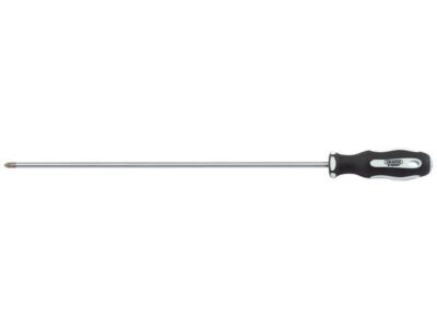 Schroevendraaier plat extra lang, PH2x450mm