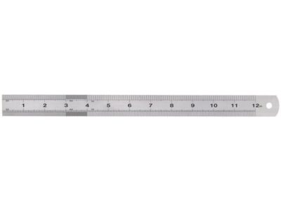 Stainless Steel Rule, 300mm, 12"