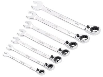 Steekringratelsleutel set L/R, 7dlg