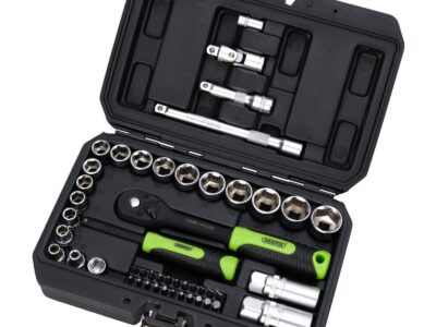 1/4 + 3/8" Doppen- en bitset, 48dlg