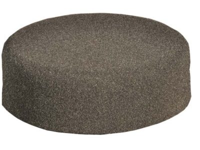 Polijstpad Ø150x50mm afgerond (zwart)