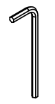 Inbussleutel, 4 mm. IMB.US4
