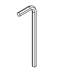 Inbussleutel, 5 mm. IMB.US5