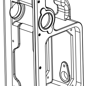 Frame, aluminium. 020.0056/X