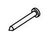 Torx schroef, 5 mm. 036.0044