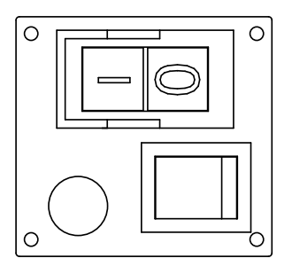 Besturingspaneel set, 220 V. 036.B065Z