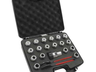 Set 21 delig. 1x Klemmoer. 2x  Moersleutel, 18x Spantang, in koffer. Collet Set ER32-Weldon 31.75 Ø2-20mm (ECS.3232.220)