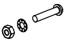 Aardingschroef/sluitring/moer. 020.0182